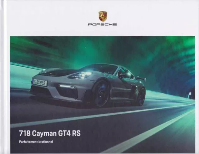 Catalogue Brochure Porsche Cayman GT4 RS 11/2021 France