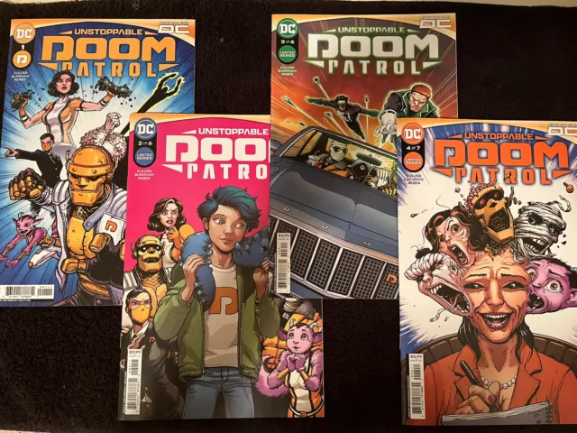 🔥CLOSE OUT SALE🔥 Unstoppable Doom Patrol #1-4 Cvr A Culver DC Comics Lot