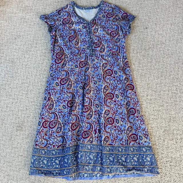 Indian Hand Block Print Long cotton Kaftan Maxi Dress, Blue Hippie Boho  Caftans