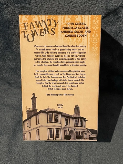 Vhs Numbers FAWLTY TOWERS THE Complete Set - VHS 1998 Collectors Box £6.52 ...