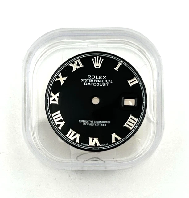 Horloger Cadran De Montre Galbe Gris Compatible Eta 2641 Diametre 16,90