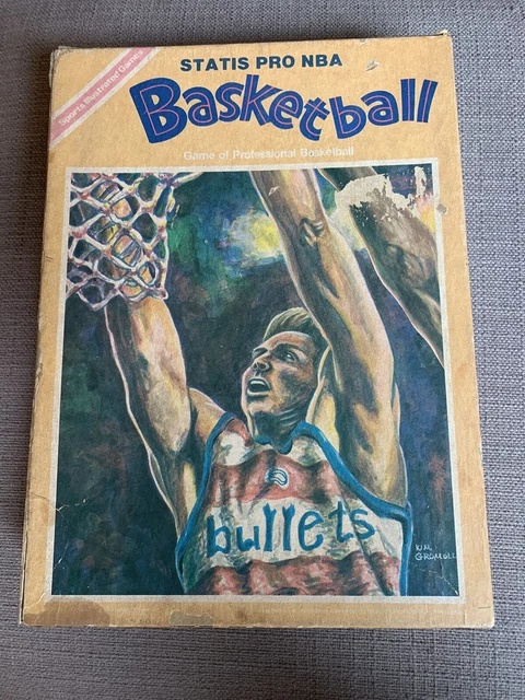 SPORTS ILLUSTRATED STATIS Pro NBA Basketball Avalon Hill Bookcase Game ...