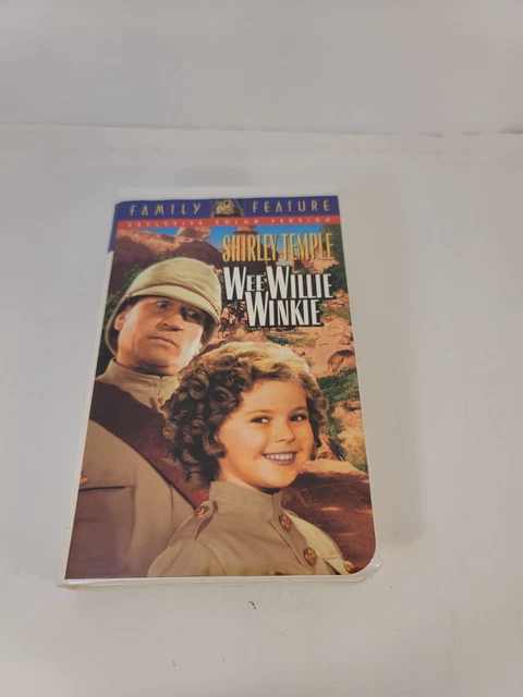 Shirley Temple Wee Willie Winkie VHS Video Exclusive Color Version