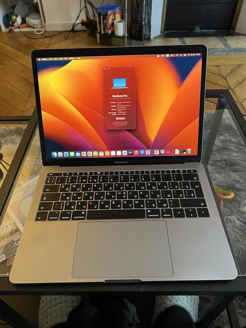 MacBook Pro A1708 13" 2017 - I5 2.3GHz - 8Go RAM - 256Go SSD - Azerty - Gris Sidéral