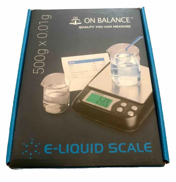 On Balance Digital Scales ELS-500 Weighing Scale Brand New 500g x 0.01g Quality