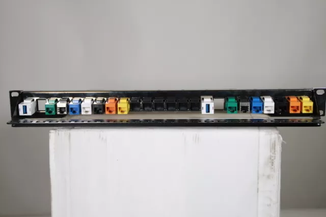 FS Keystone-Patchpanel, 1HE, 24 Ports 14x CAT. 6