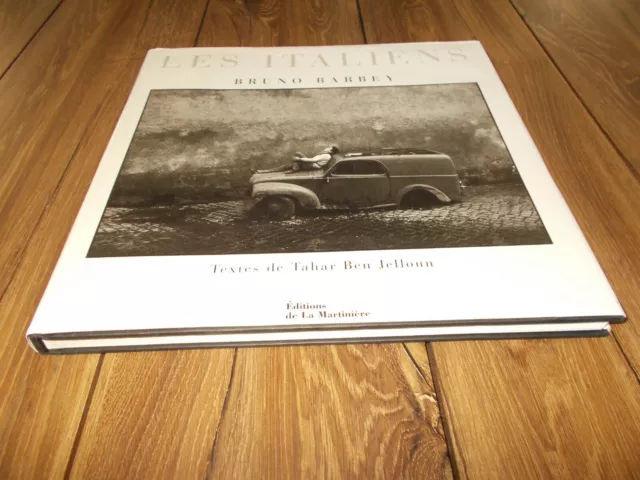 Bruno Barbey / Les Italiens / Editions De La Martiniere / Dedicace De L'auteur