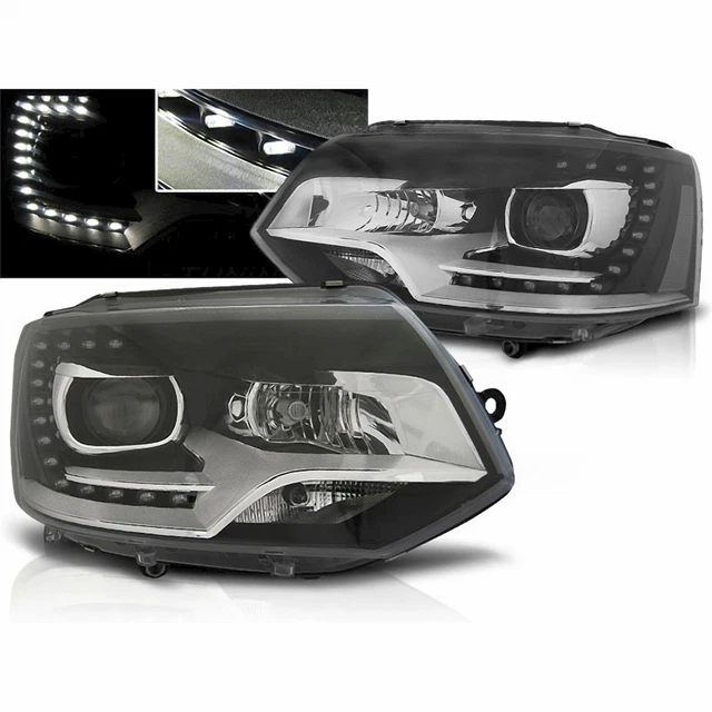 Fari diurni a LED VW T5 03-09 con indicatore dinamico cromato - innovations