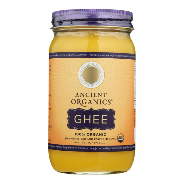 ANCIENT ORGANICS Organic Artisan Ghee Case of 6 16 fl oz. 155.42