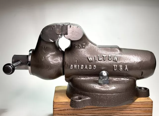 Vintage 2.5 Wilton 825 Toddler 2.5” Bullet Vise 2-1/2” Swivel Base, 54 Years Old