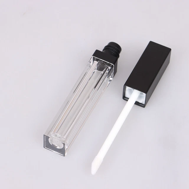 Tubos de brillo labial de oro rosa de 5 ml hágalo usted mismo contenedor cosmético vacío botellas recargables