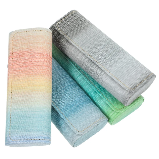 4Pcs Portable Glasses Protective Case Eyeglasses Case Travel Portable PU