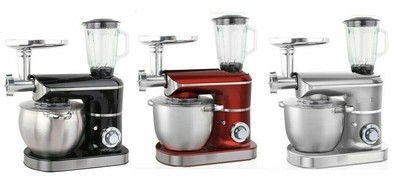 PLANETARIA 8,5L 2300W 3 IN 1 Nero FRULLATORE E TRITACARNE IMPASTATRICE 