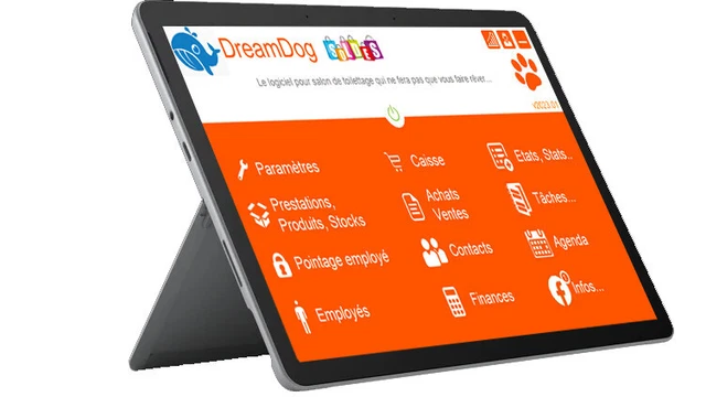 DreamDog 2023 - Logiciel de caisse pour salon de toilettage animalier