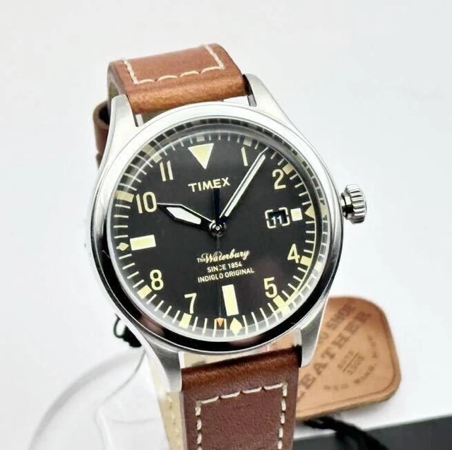 Timex waterbury sales red wing 38mm