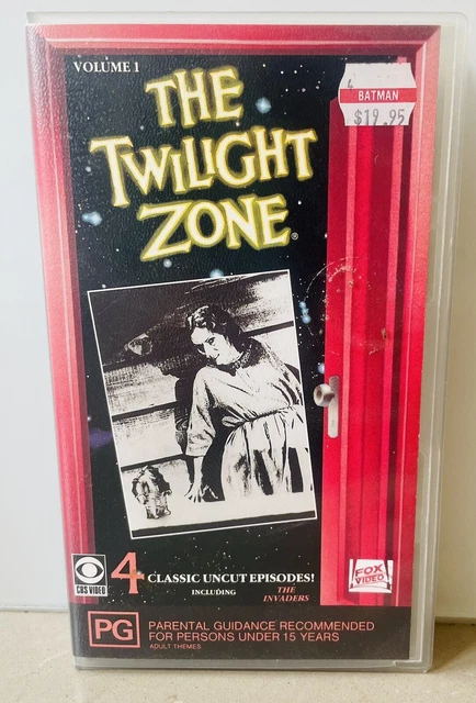 THE TWILIGHT ZONE, Vol 1, 4 Classic Uncut Episodes with The  
