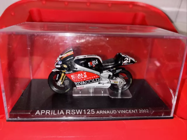 1/24 DEAGOSTINI IXO -  2002 Aprilia RSW125 DIECAST MOTORCYCLE BIKE