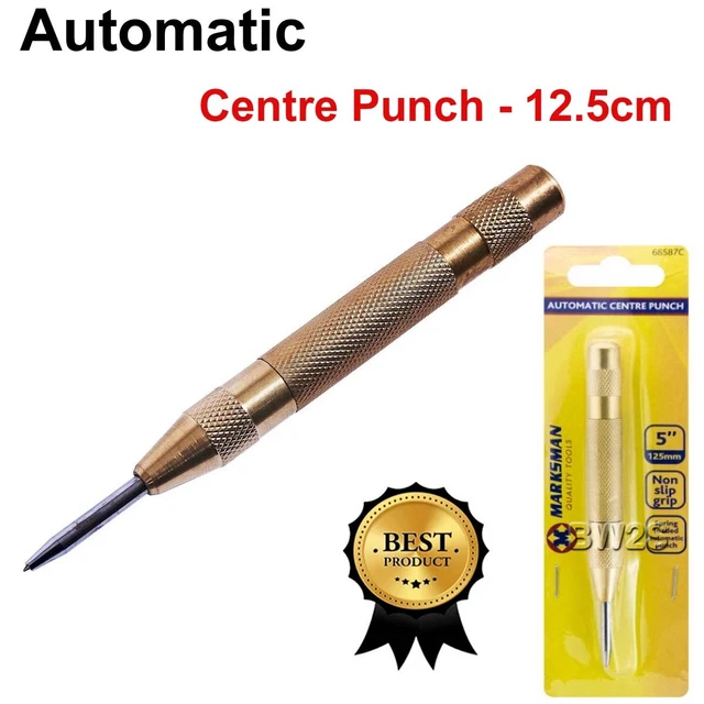 HEAVY DUTY AUTOMATIC Centre Punch Spring Loaded Metal Wood Dent Marker