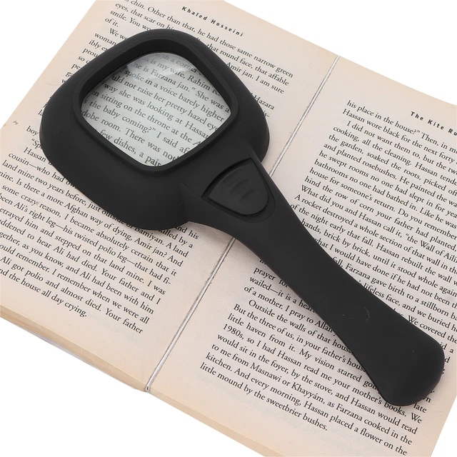 Ingrandimento Palmare In Vetro 6 LED Illuminato Magnifier Per Anziani Re Hoi DB3