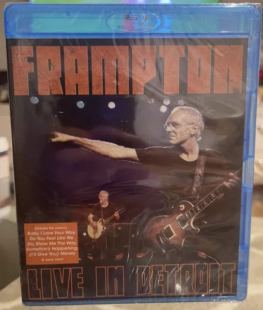 BRAND NEW SEALED FRAMPTON - LIVE IN DETROIT (BLU-RAY) Free Post Music