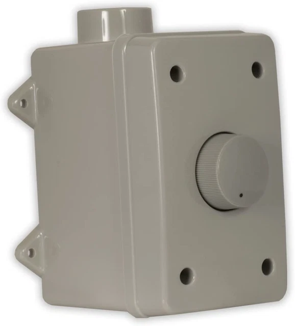 Theater Solutions OVCDG Outdoor Speaker Volume Control Gray Weatherproof Dial Sw