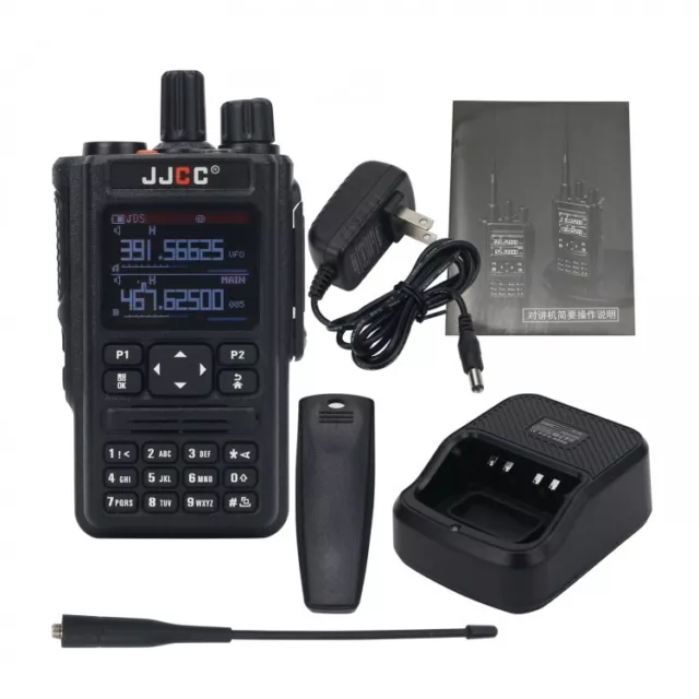 Full Band Walkie Talkie Handheld Transceiver Two Way Radio For JJCC 256 Channels