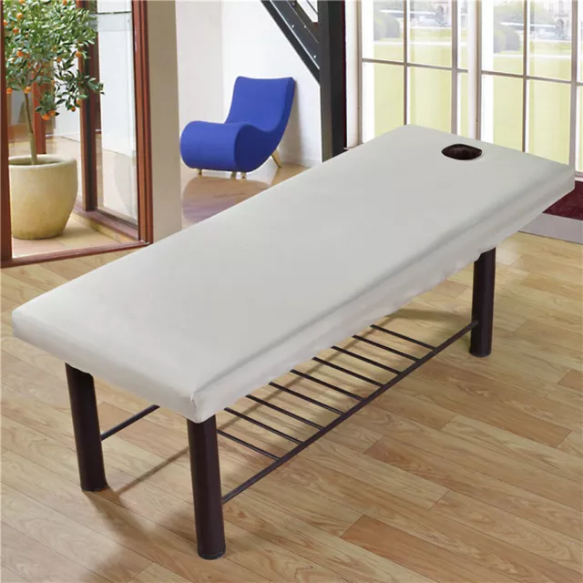 Drap-housse de lit de couverture de table de massage en coton brossé doux avec