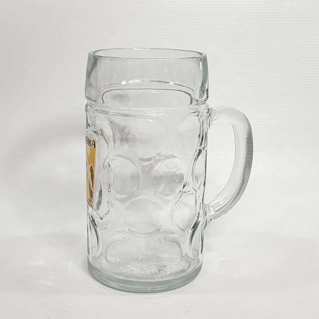 Rastal - 8" Tall Metazoa Brewing Co Dimpled Glass Heavy Beer Stein