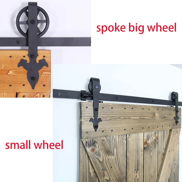 4-20FT Sliding Barn Door Hardware Closet Track Kit for Single/Double/Bypass Door