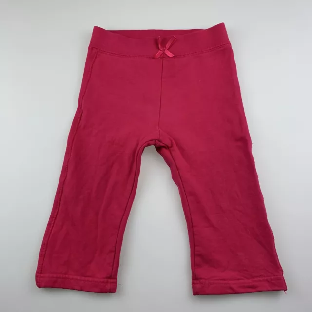 Girls size 1, Target, pink fleece lined pants, elasticated, FUC