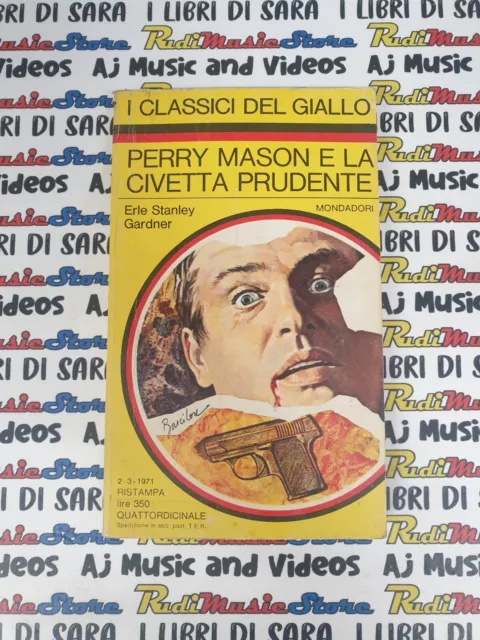 book libro ERLE STANLEY GARDNER Perry Mason e la civetta prudente GIALLO 107 (B1