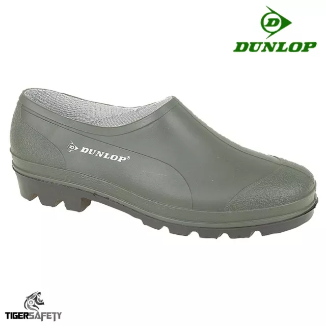 Dunlop B350611 Green Unisex Comfy Waterproof Garden Welly Shoes Gardening Clogs