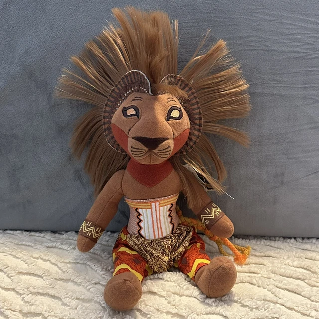 DISNEY THE LION King Broadway Musical Simba Stuffed Animal Doll Toy NEW