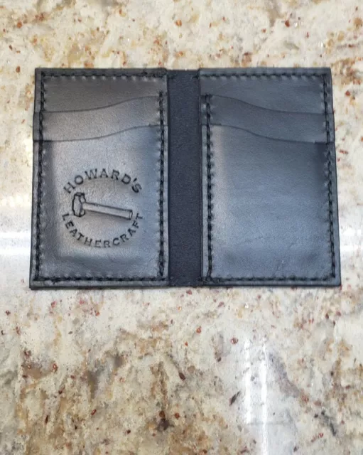 Handmade Leather Vertical Wallet