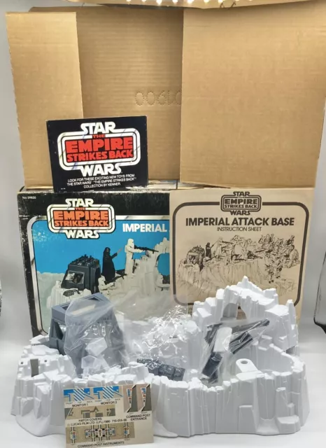 Vintage Star Wars Imperial Attack Base MIB Unused Sealed Bags All Original.