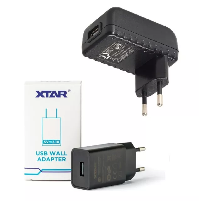 XTAR USB-Adapter Netzteil USB 5V 2100mA - 2,1A Wandstecker