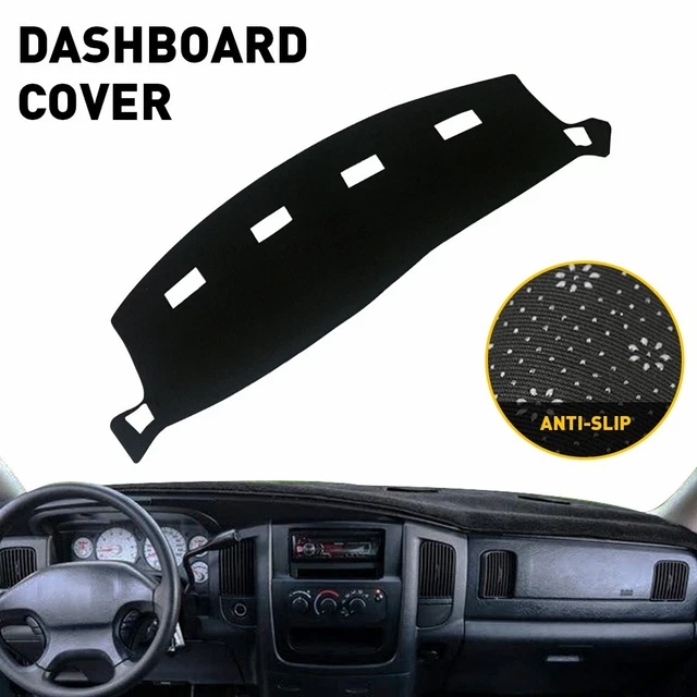 For 02-08 DODGE RAM 1500 2500 3500 Dash Cover Mat Dashboard Pad Black Carpet EAN