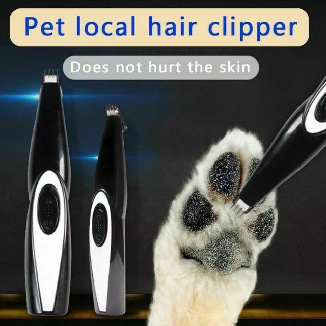 Pet Nail Hair Trimmer Grinder Cat Dog Grooming Tool Electrical Shearing Cutter