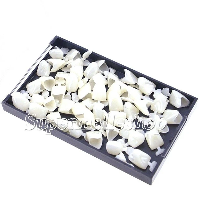 140Pcs Dental Temporary Crown Veneers Anteriors Front Resin Teeth