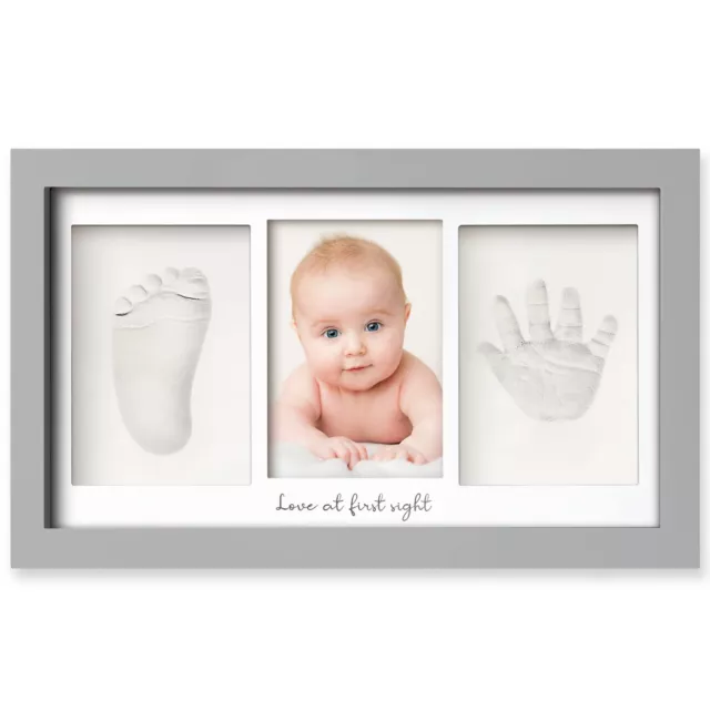 Baby Hand and Footprint Kit - Baby Footprint Kit, Newborn Keepsake Frame, Bab...