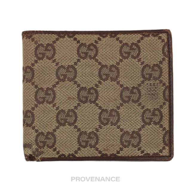 Gucci Bifold Wallet - GG Canvas Brown