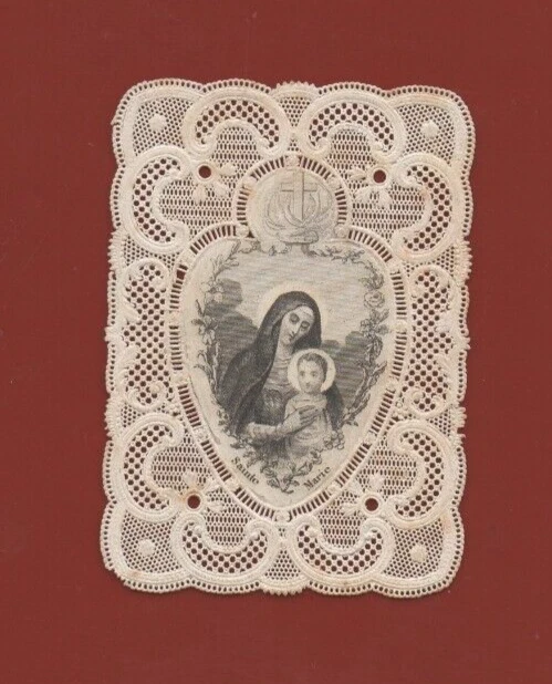 Estampa Religiosa Encaje (I 9355)