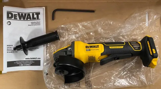 Dewalt Dcg416 20V Max Brushless 5" Angle Grinder (Tool-Only) Brand New Open Box.