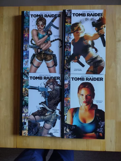 Tomb Raider Archives. 4 Volume Set. Hardcover. Near Mint. Dark Horse.