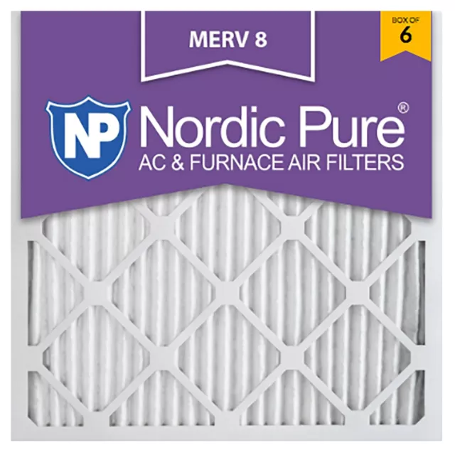 20x20x1 Air Filter Merv 8 Bulk Pack Pleated Electrostatic Conditioner Home 2