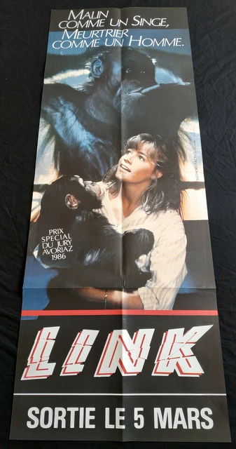 AFFICHE CINEMA ORIGINALE 60/160 LINK - Richard Franklin 1986 Elisabeth Shue