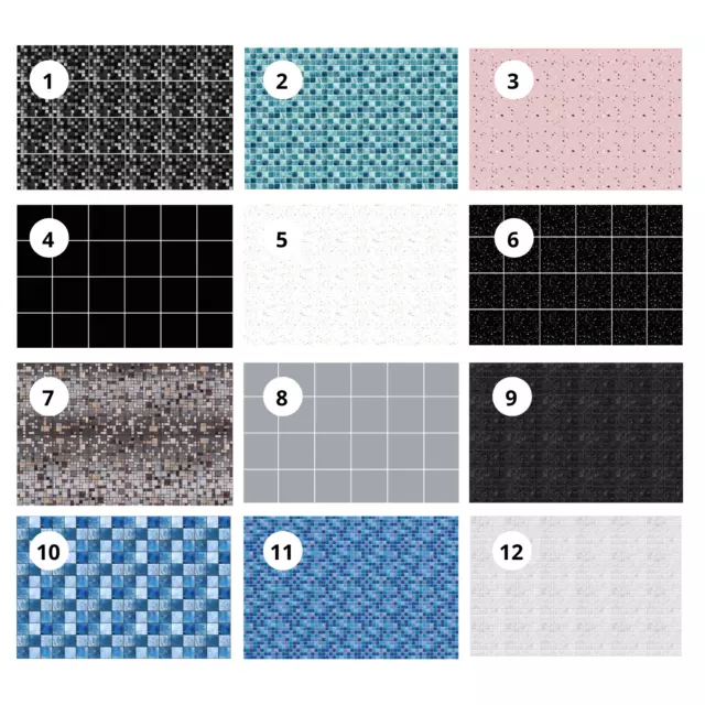 Peel and Stick Tile Sticker Self Adhesive Kitchen Bathroom Backsplash Tile Paint