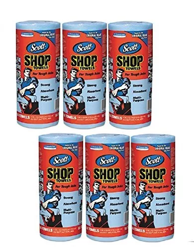 Scott Shop Towels,55 Count (Pack of 6)