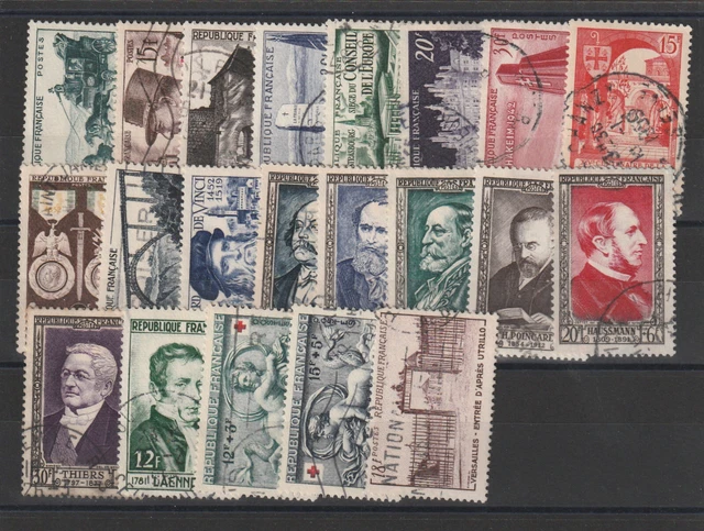 Timbres France - Série Complète Merson Oblitérés (cote 160) - Émission Avant 1900