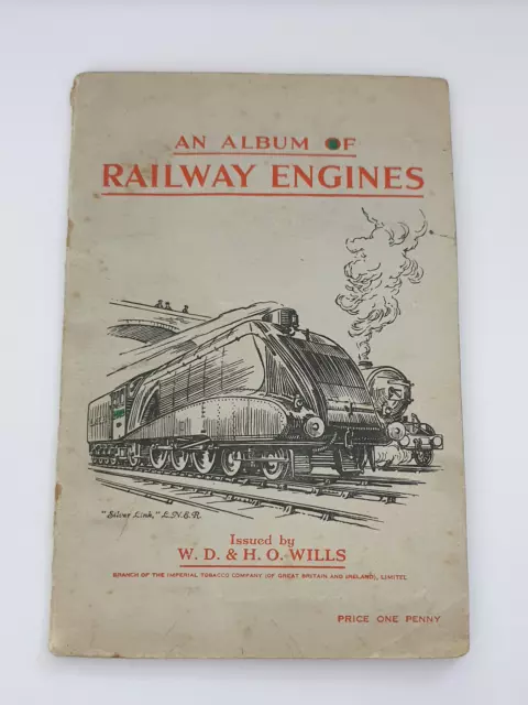 An Album of Railway Engines Imperial Tobacco Collector Cards w.d & H O Wills